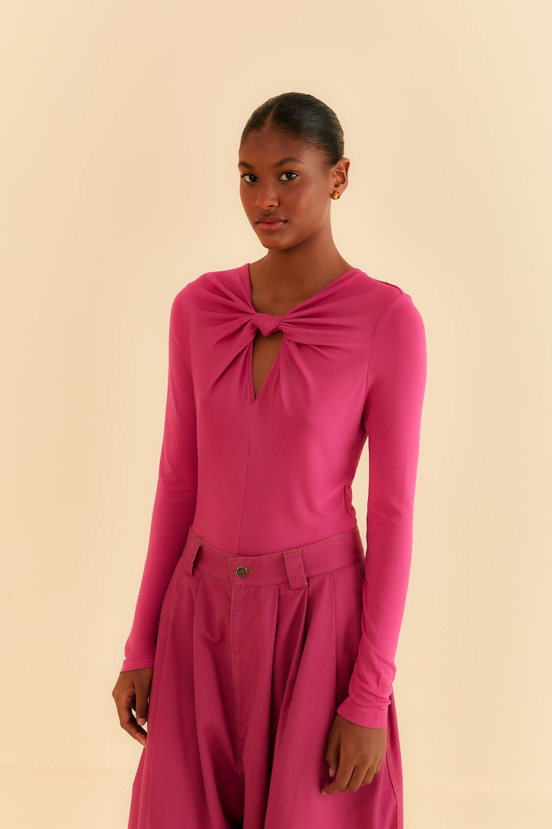 Pink Long Sleeve Bodysuit – FARM Rio