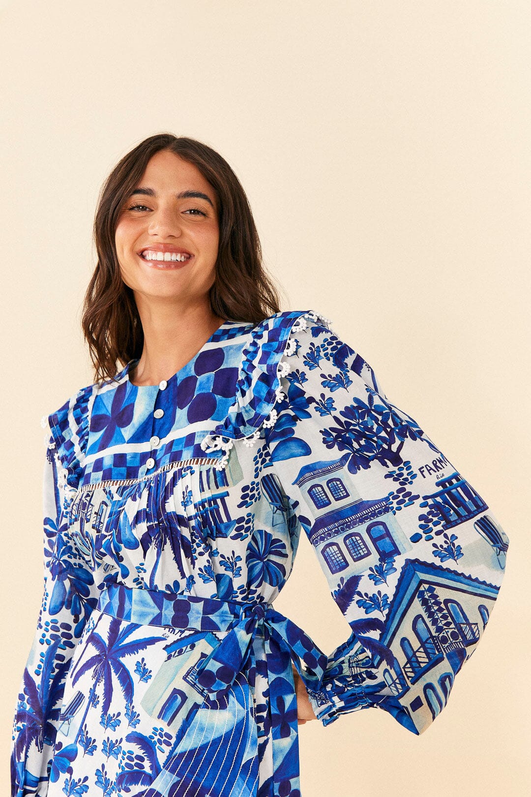 Sweet Rio Long Sleeve Blouse FARM Rio