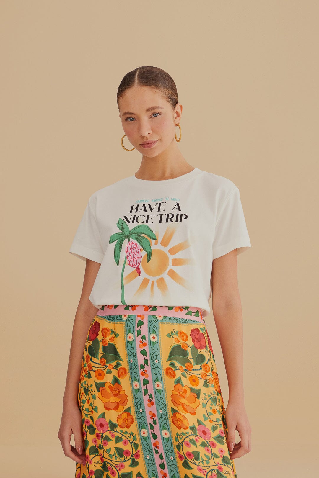 Have A Nice Trip Organic Cotton Fit T-Shirt – FARM Rio