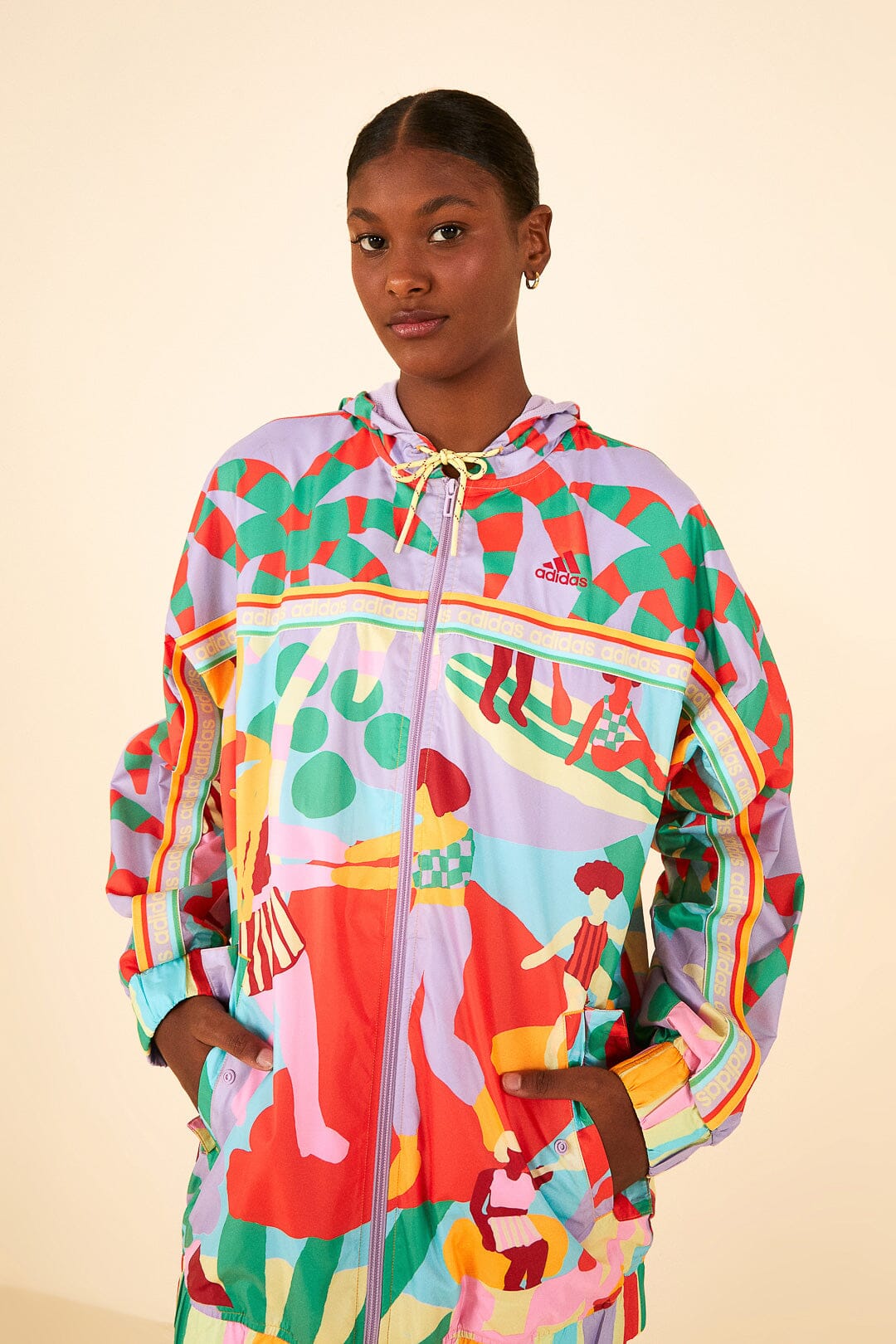 Adidas originals jacket purple Clearance