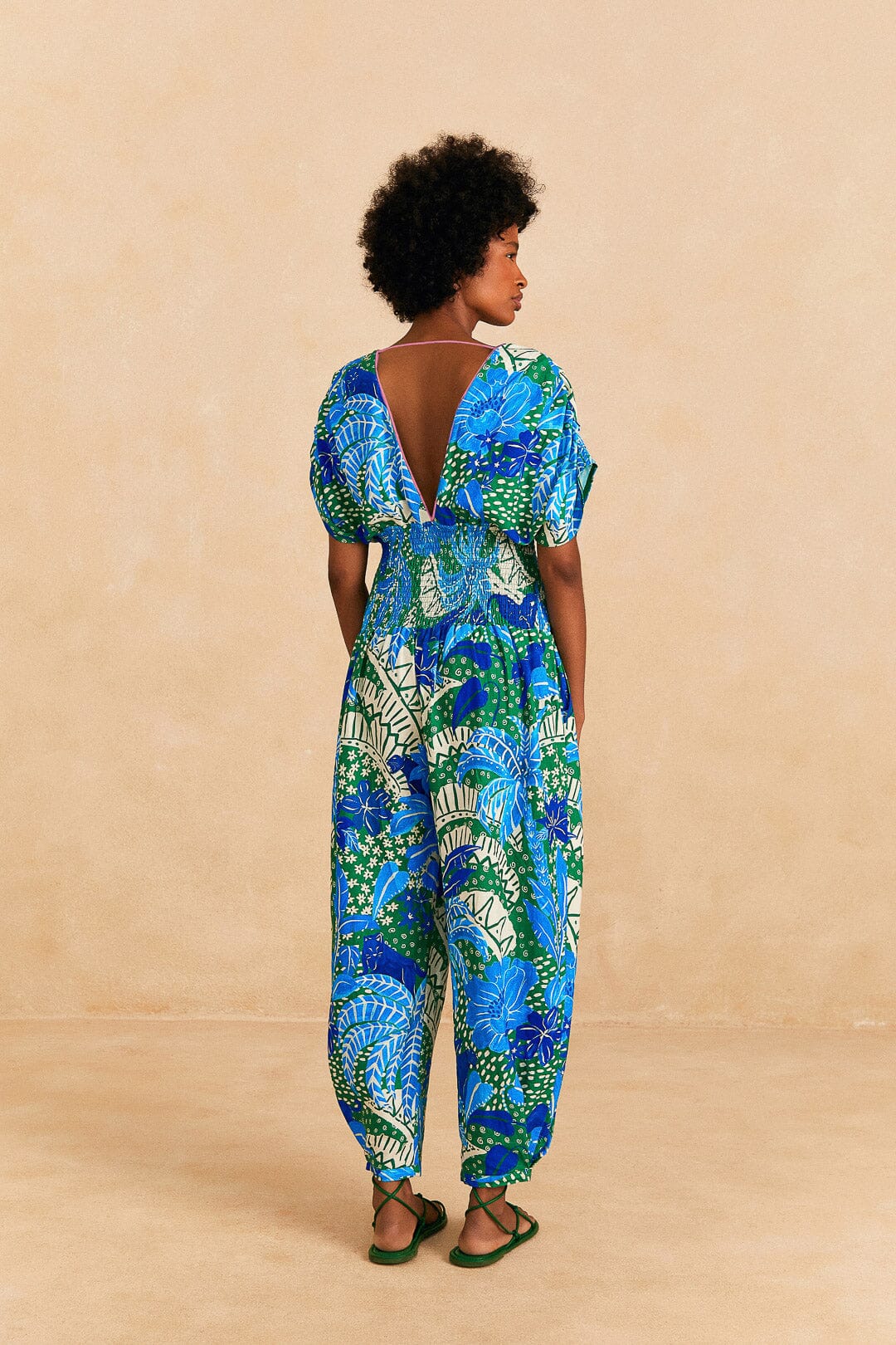 Green Jungle Panther Jumpsuit