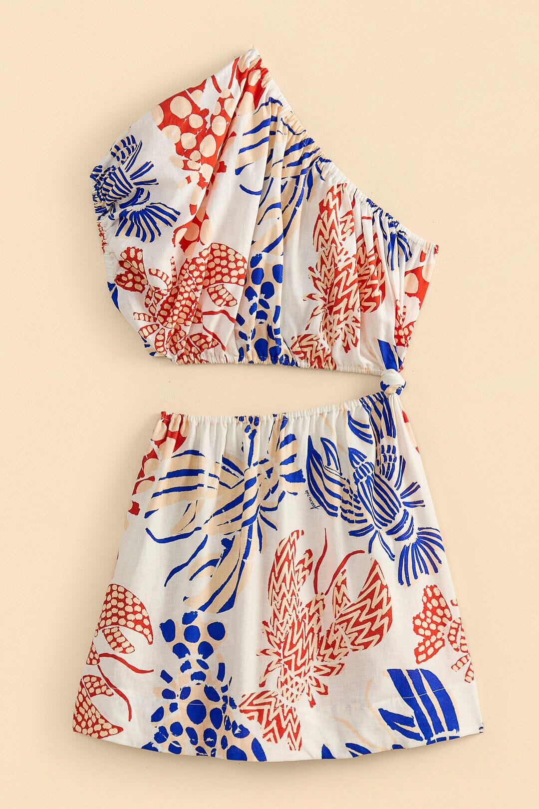 OffWhite Mixed Lobsters Mini Dress FARM Rio