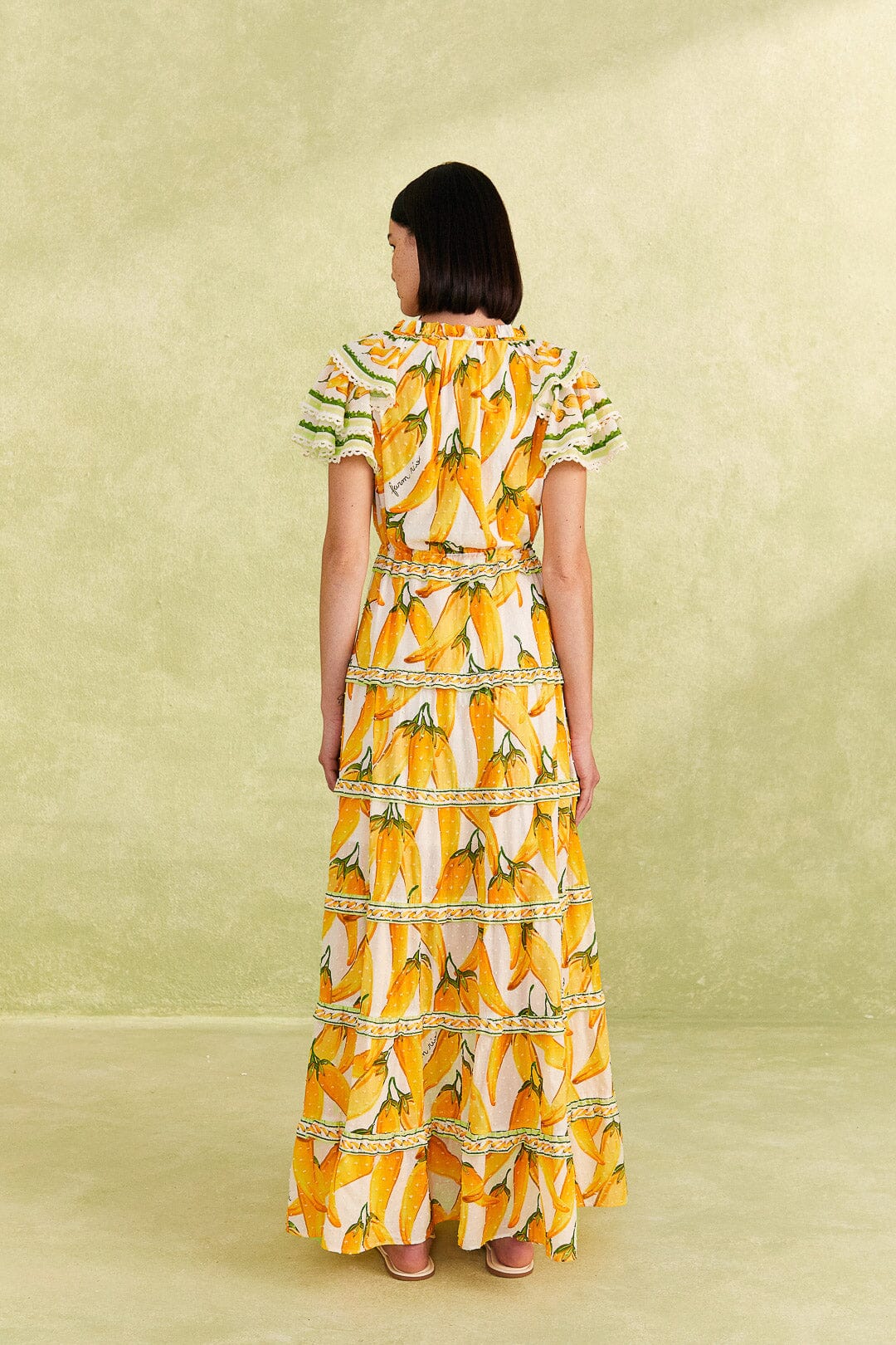 Off-White Peppers Maxi Dress