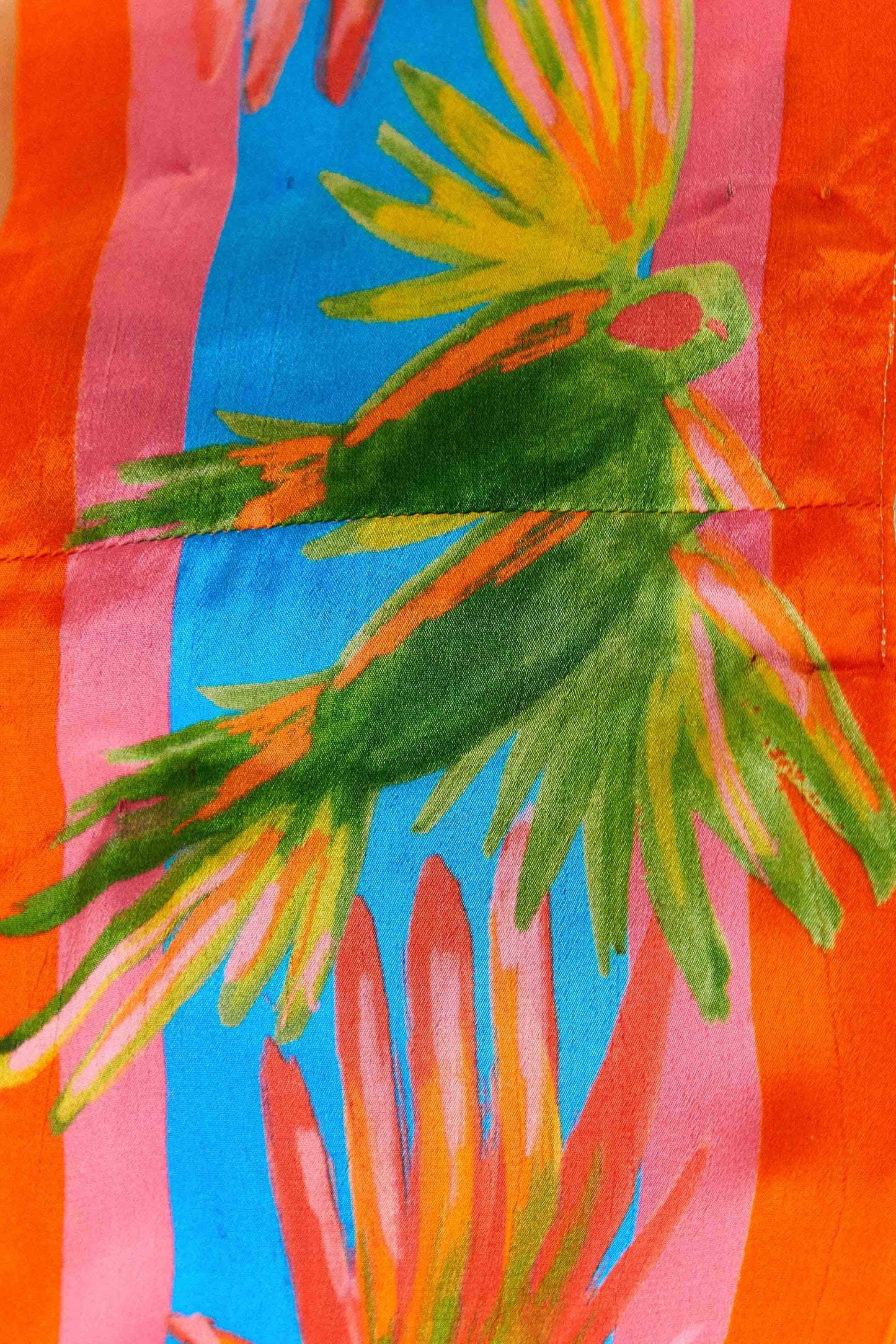 Painted Birds Scarf Top