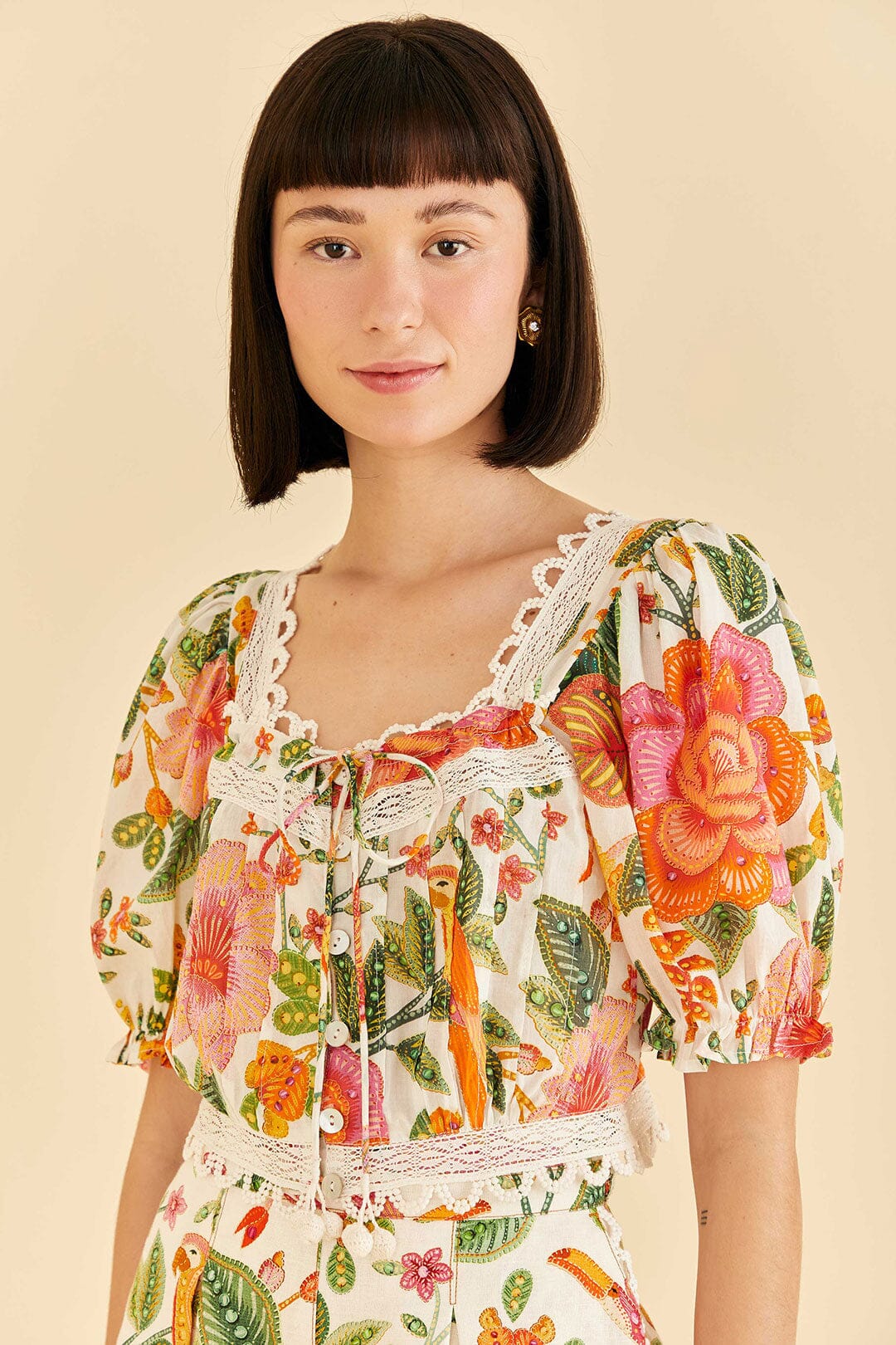 Off-White Macaw Bloom Blouse