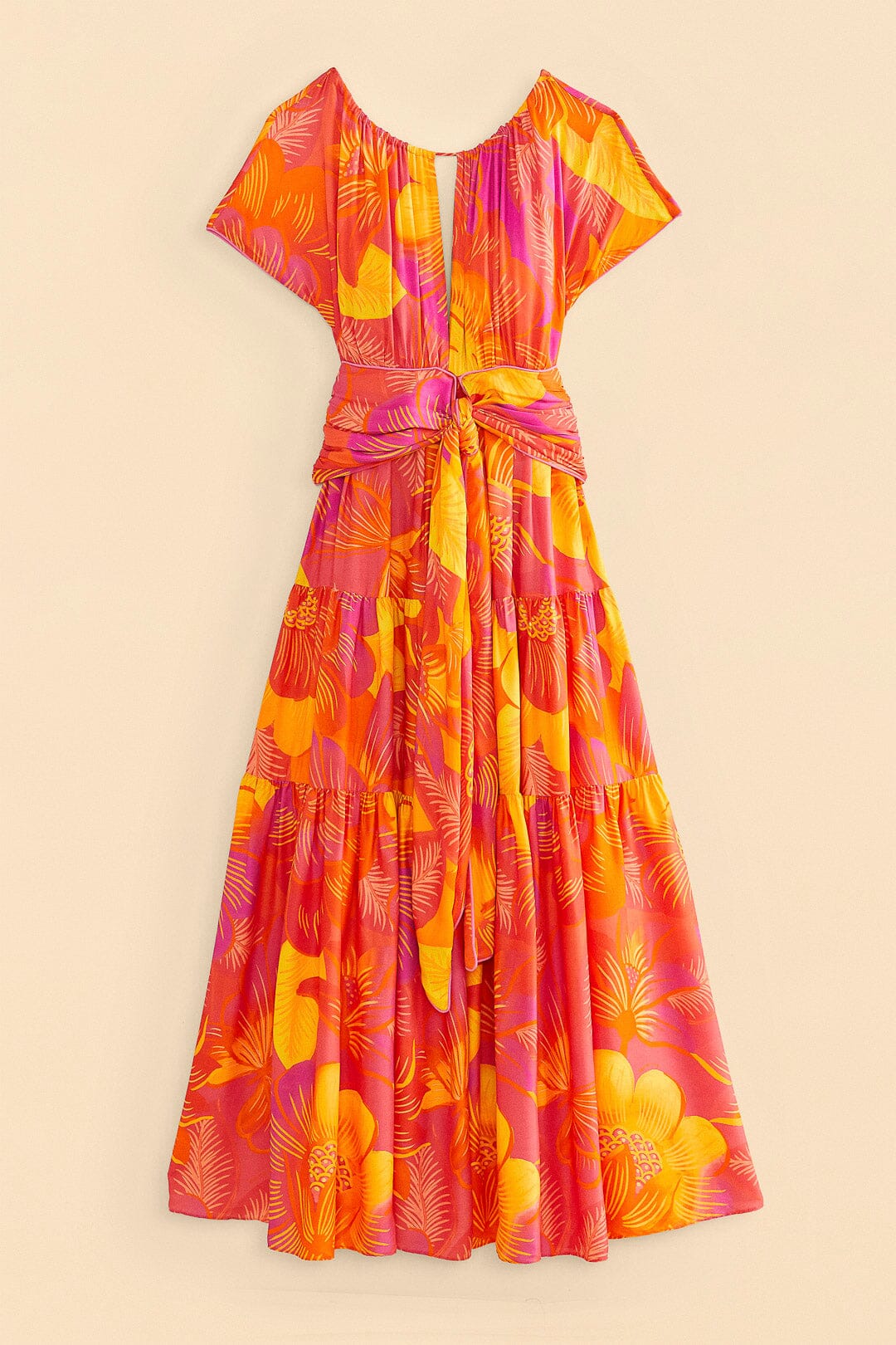 Summer Garden Ombre Lenzing™ Ecovero™ Viscose Maxi Dress