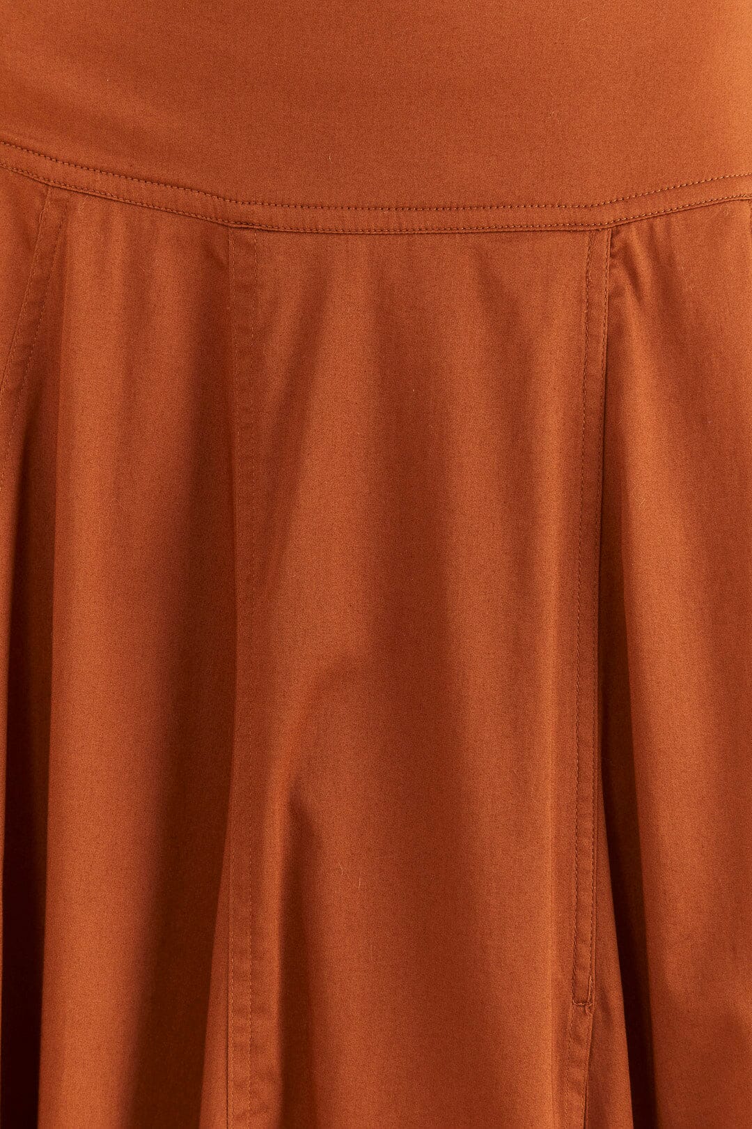 Caramel Ruffle Maxi Skirt