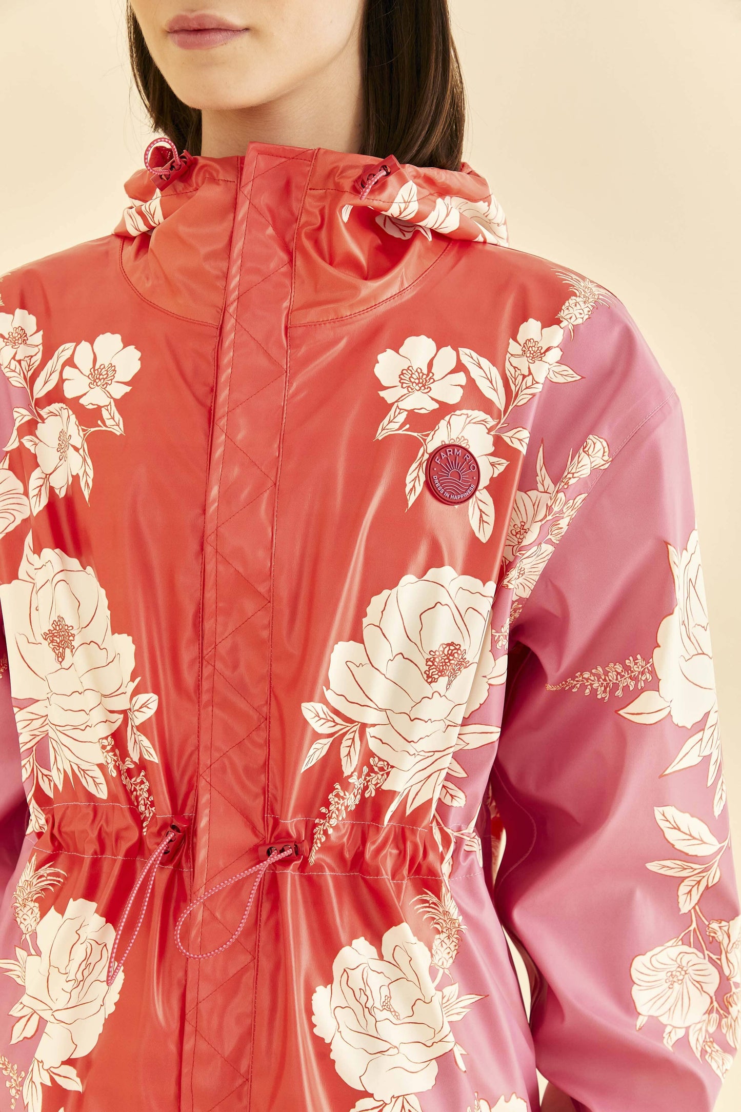 Pink Soft Garden Raincoat