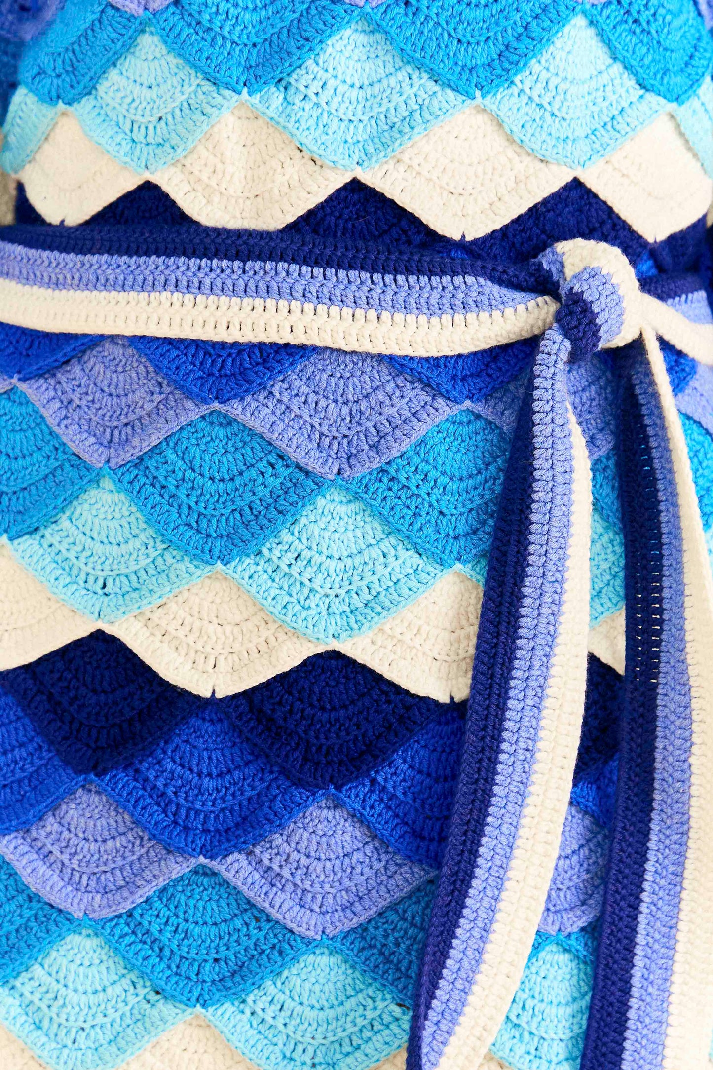 Waves Crochet Dress