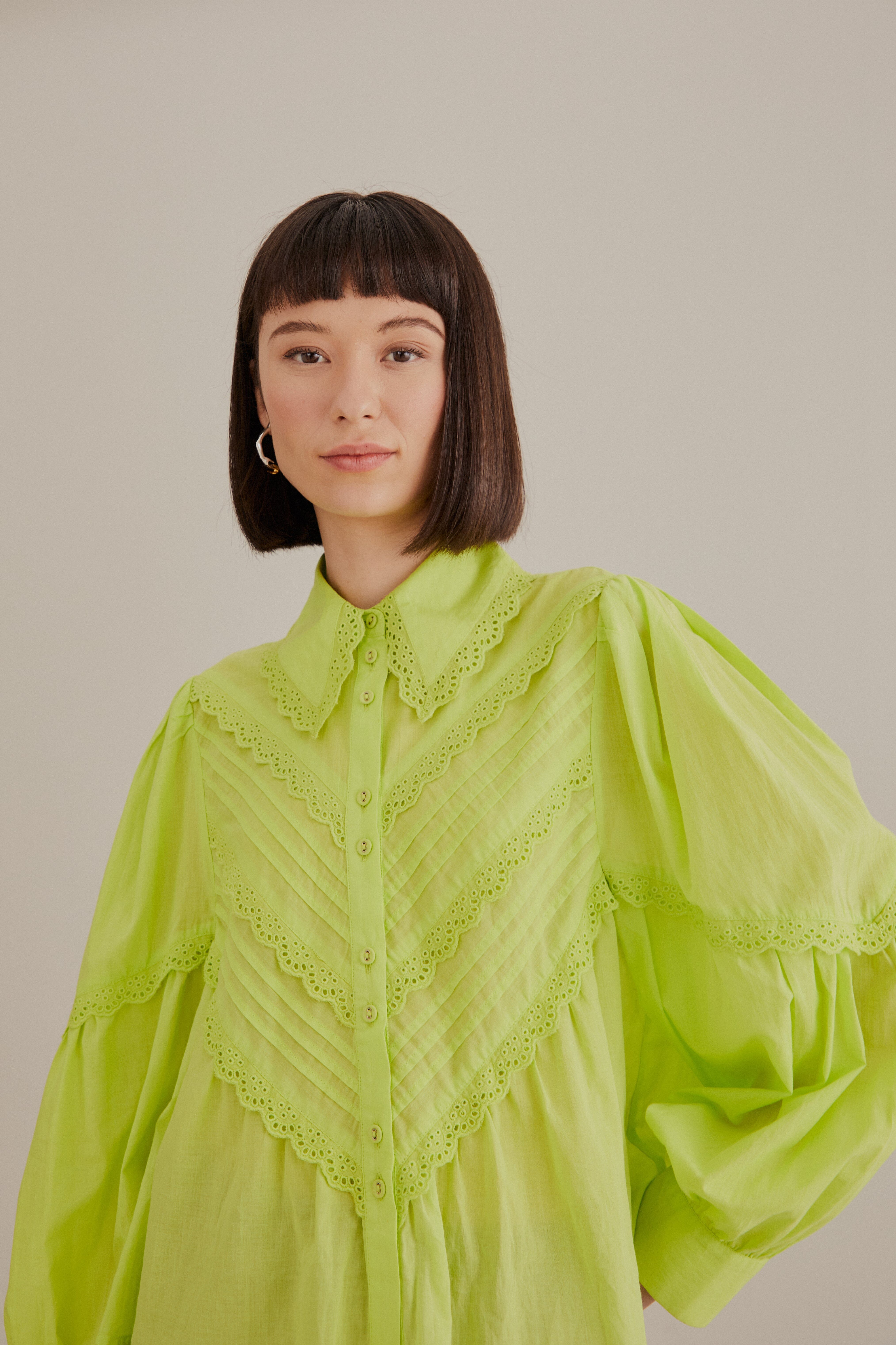 Neon Green Long Sleeve Shirt – FARM Rio