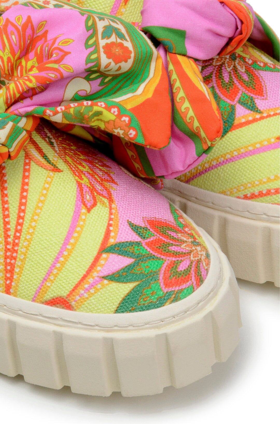 Beach Toucans Mule Sneaker With Bow