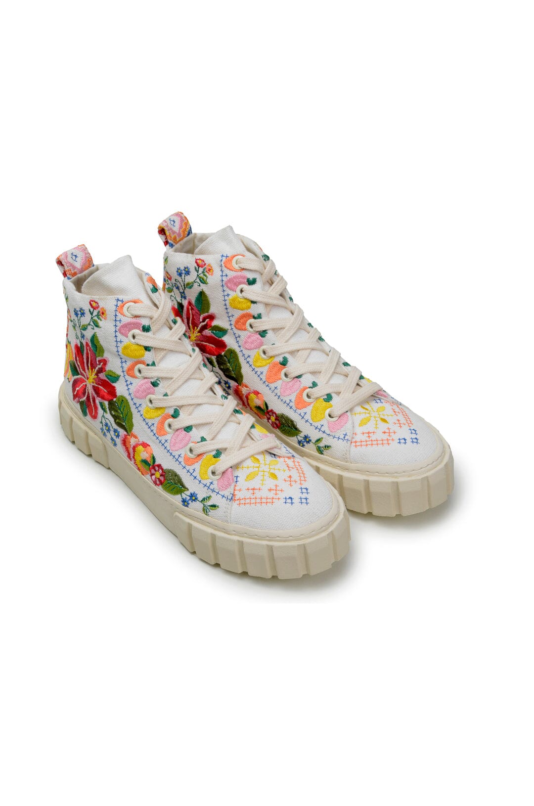 Off White Tropical Romance High Top Sneaker