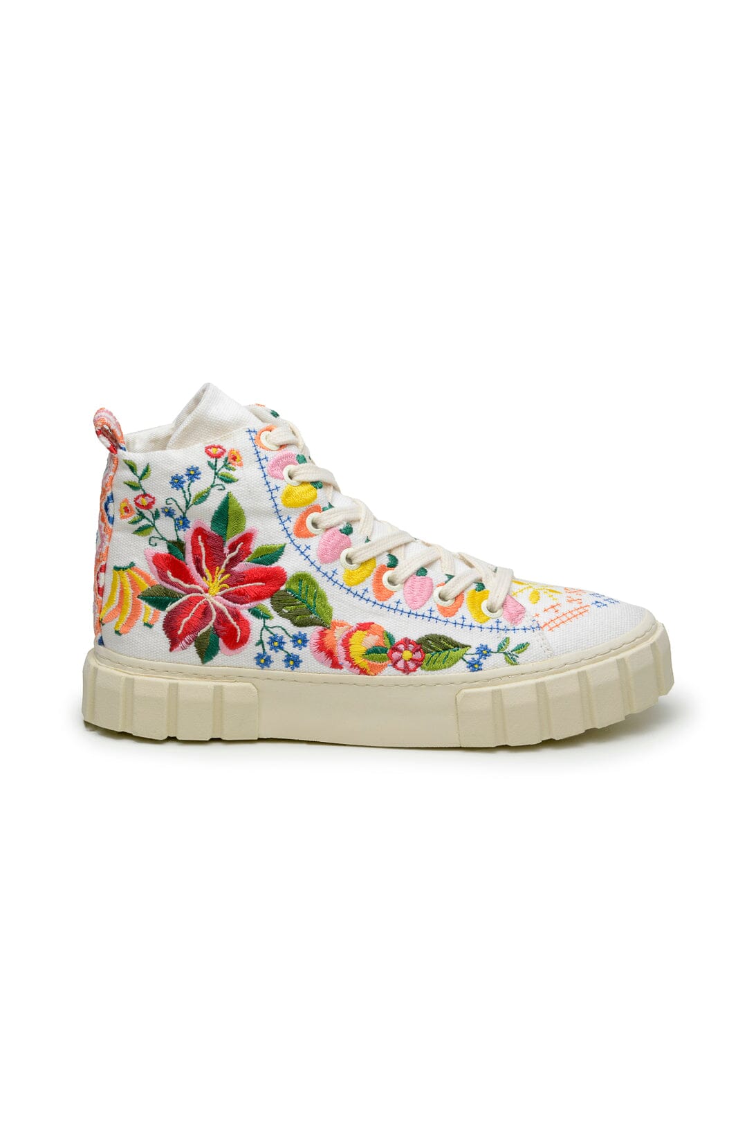 Off White Tropical Romance High Top Sneaker