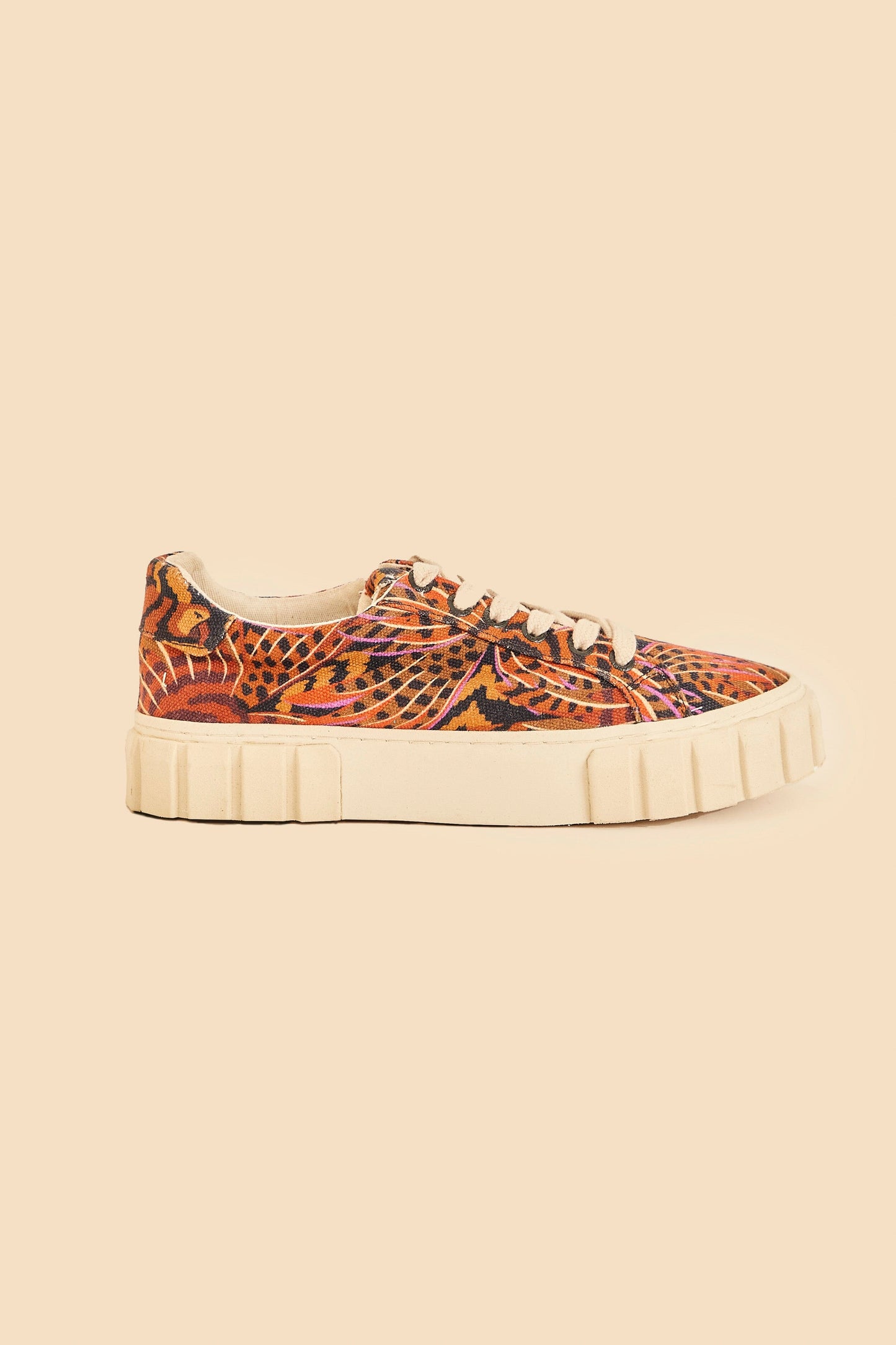 Caramel Macawmouflage Flatform Sneaker