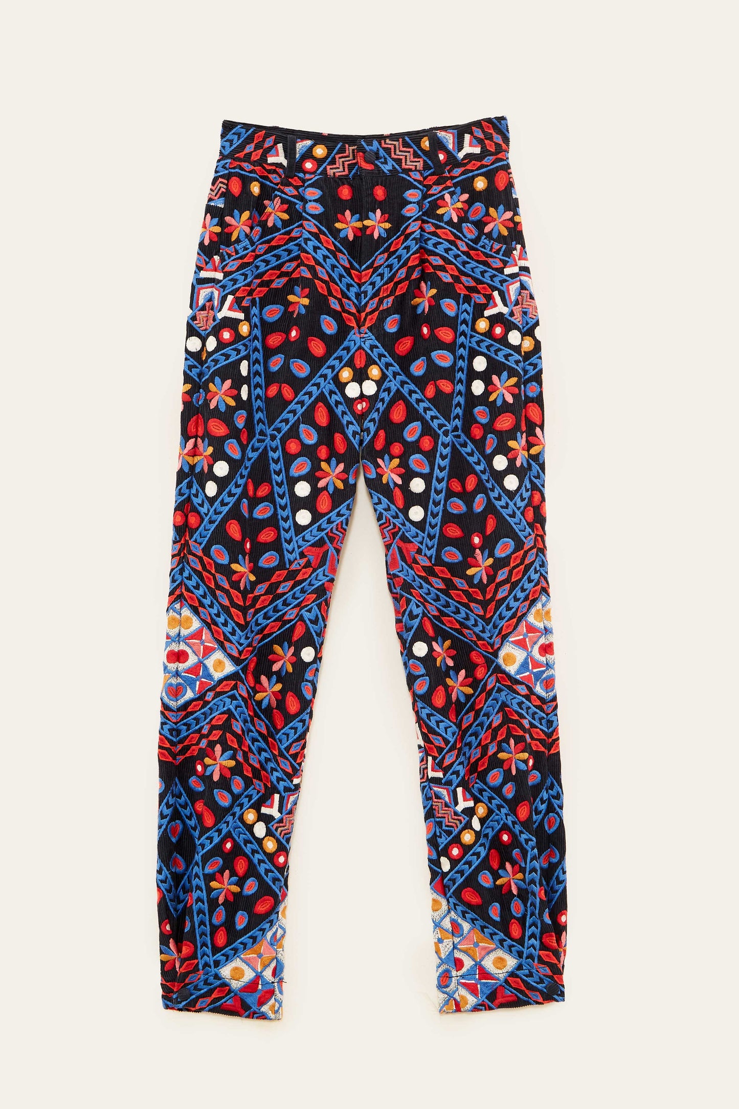 Embroidered Corduroy Pants – FARM Rio