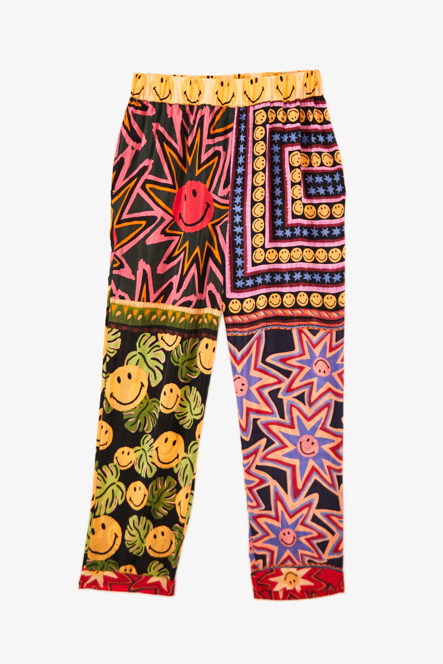Patchwork Tapestry Smiley® Pants