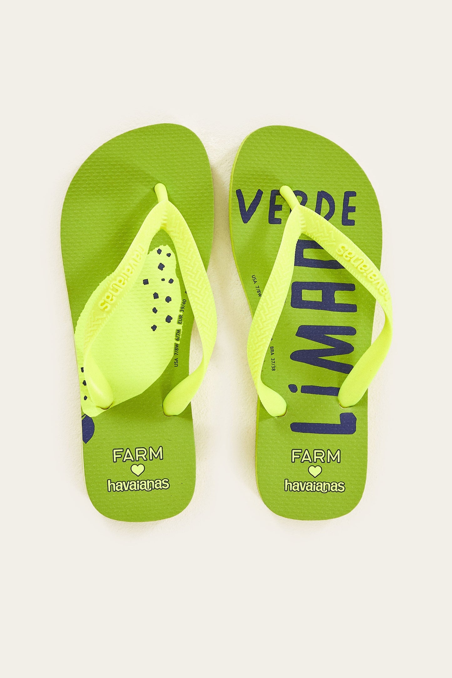 Green Lime Havaianas Sandals