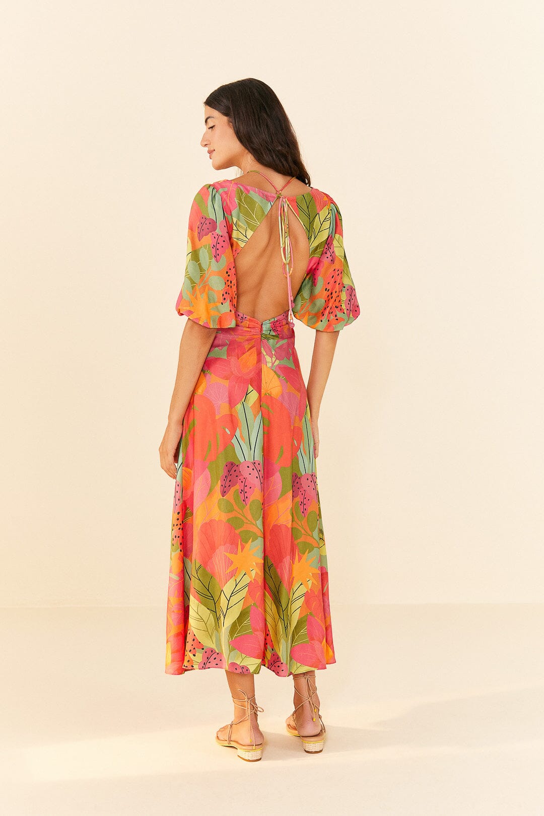 Sweet Forest Lenzing™ Ecovero™ Viscose Midi Dress