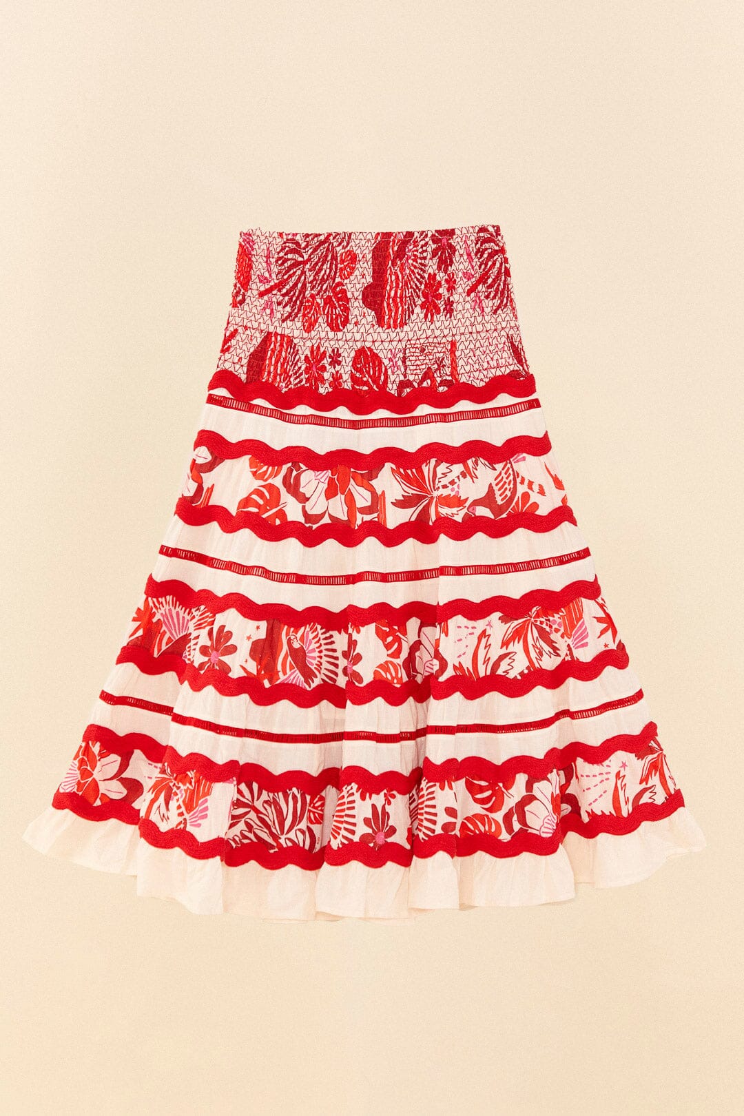 Off-White Rio Tiles Midi Skirt