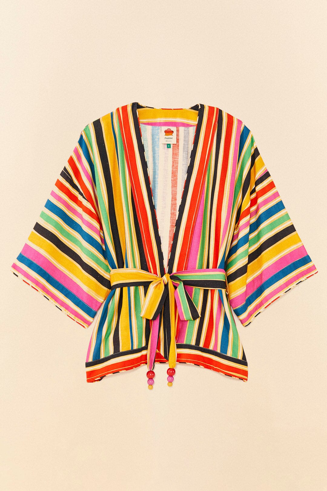 Rainbow Stripes Kimono