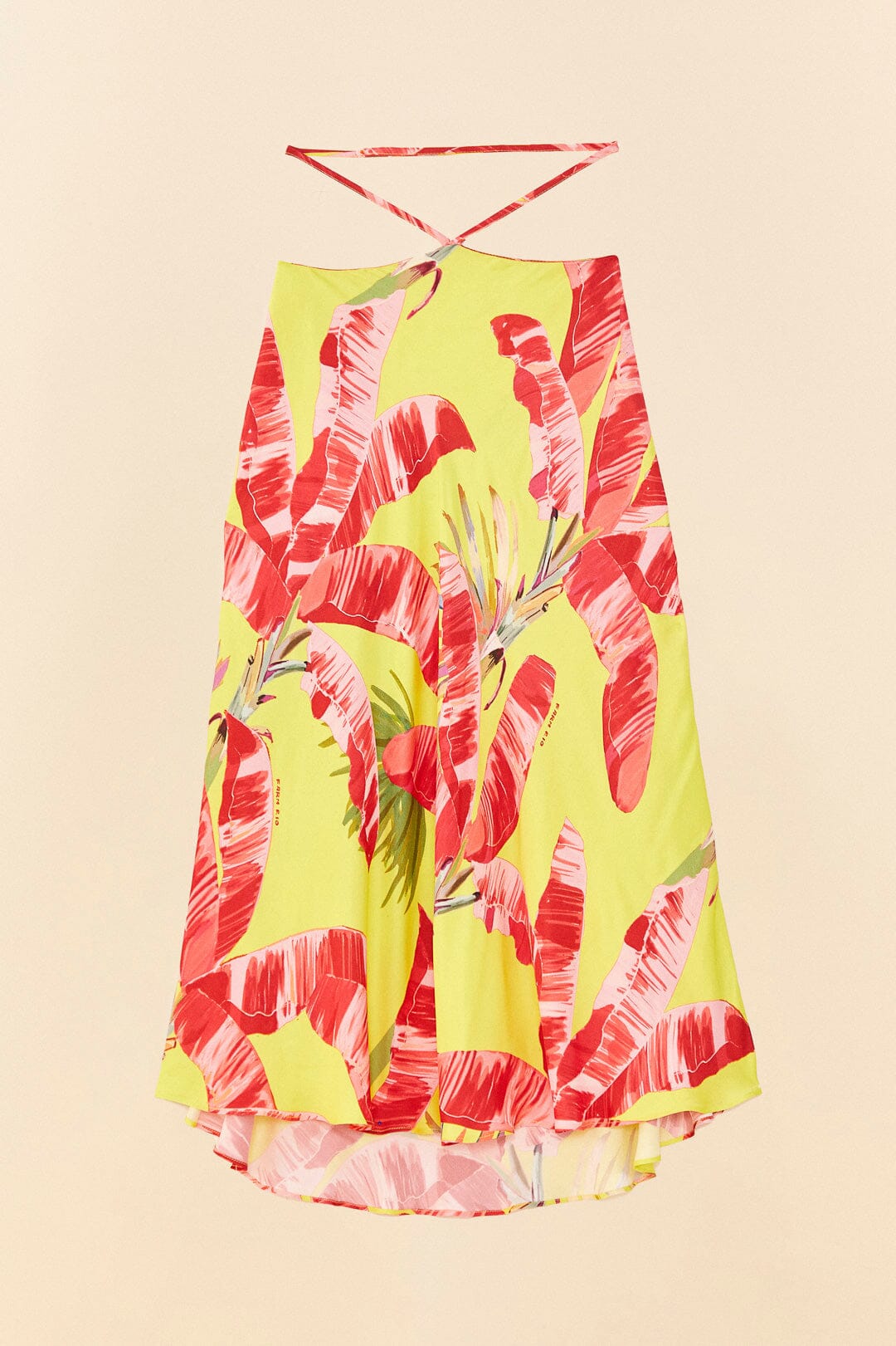 Lime Sweet Jungle Lenzing™ Ecovero™ Viscose Skirt