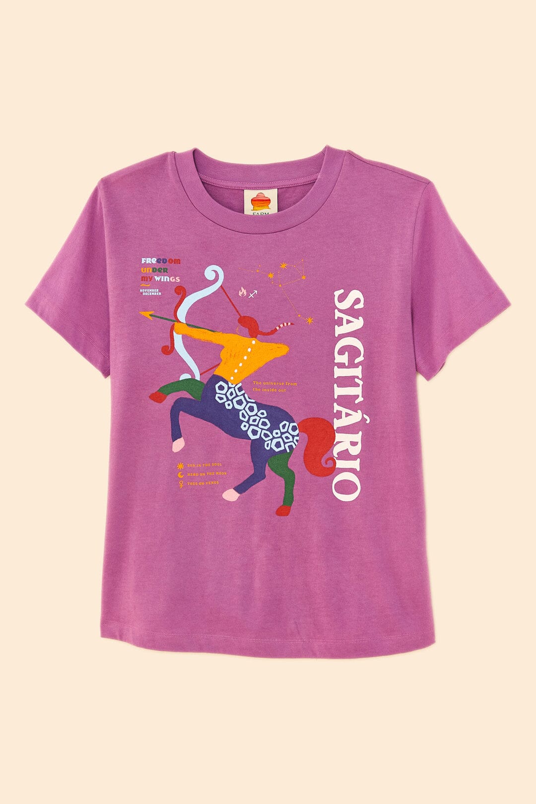 Sagittarius Zodiac Organic Cotton T-Shirt