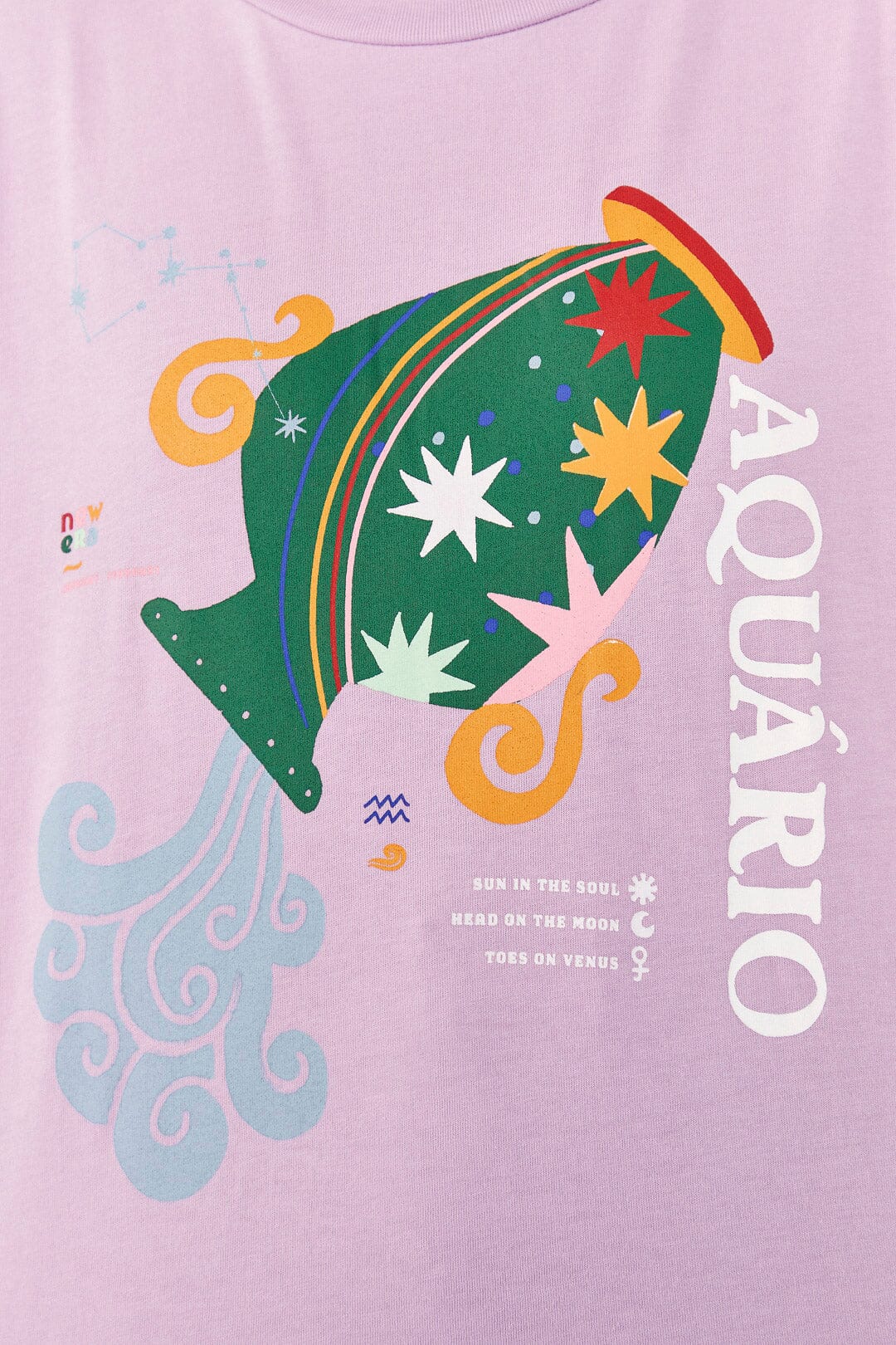 Aquarius Zodiac Organic Cotton T-Shirt