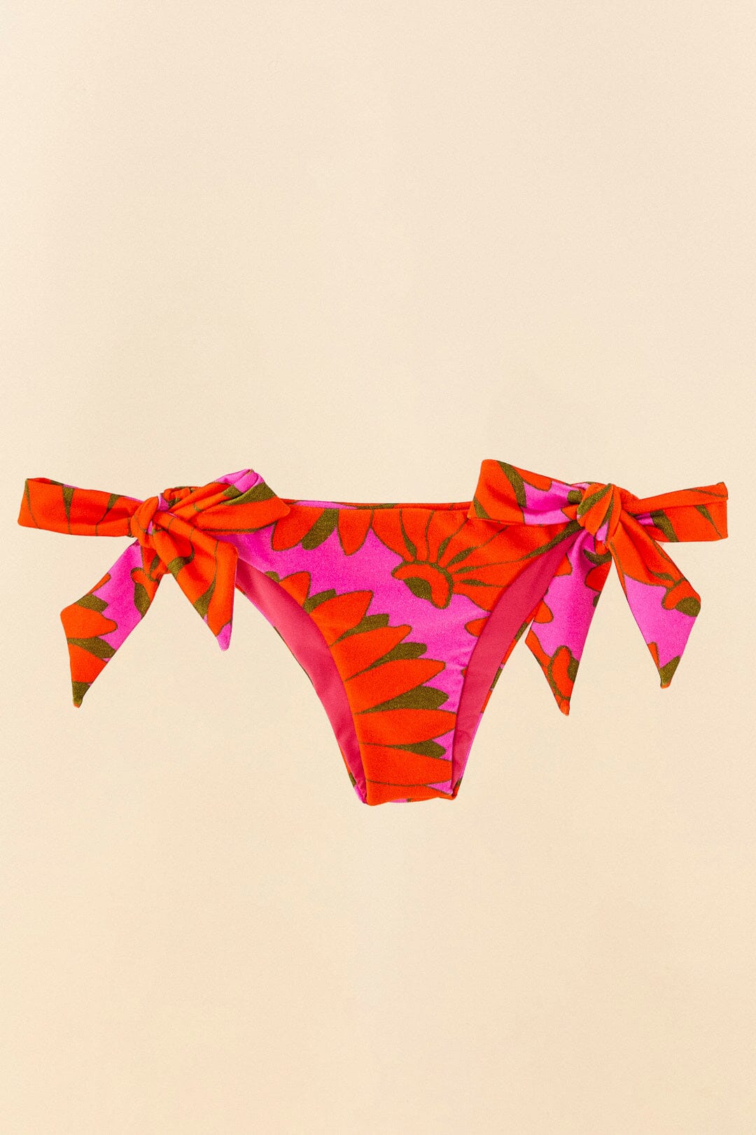 Pink Copacabana Side Tie Bikini Bottom