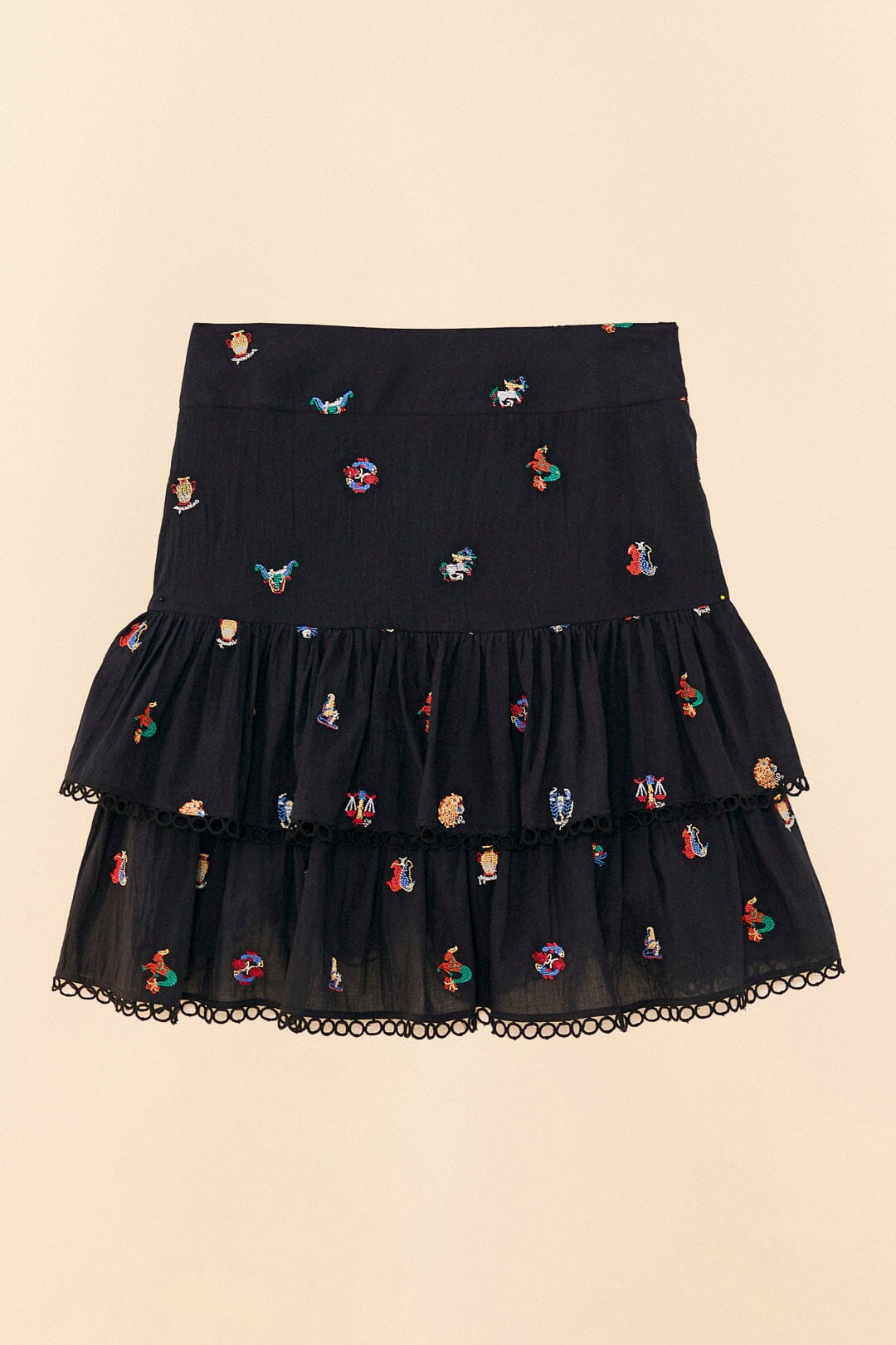 Zodiac Cross Stitch Mini Skirt