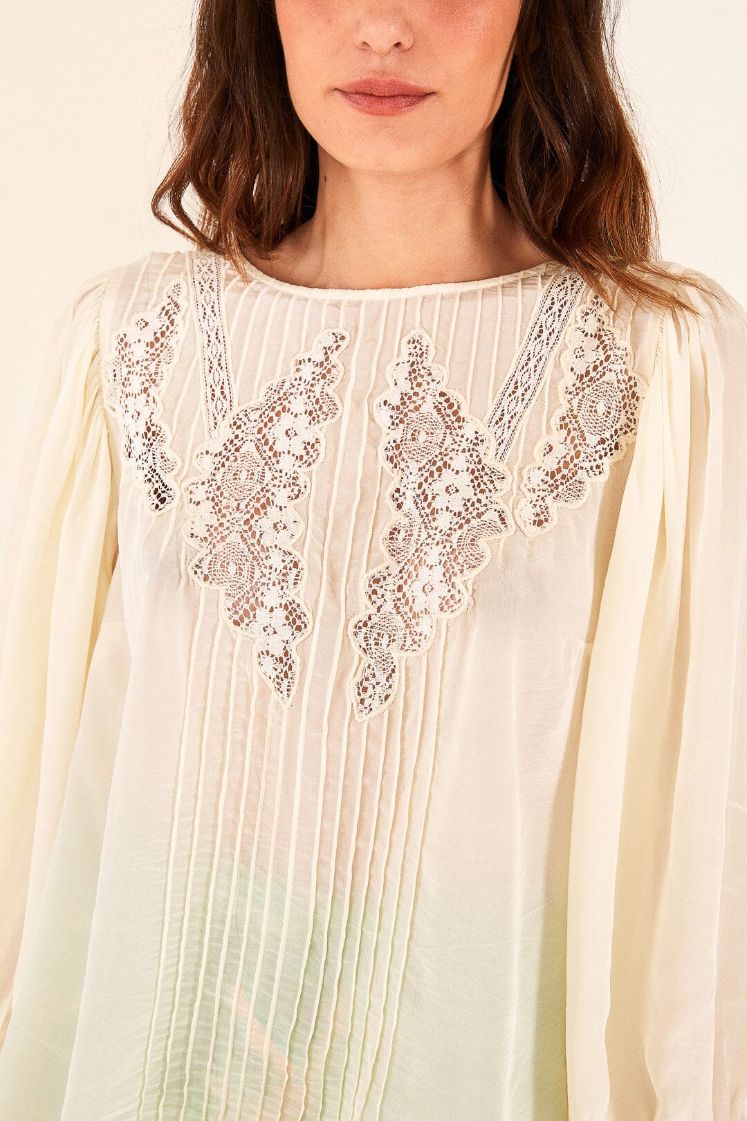 Off White Lace Blouse