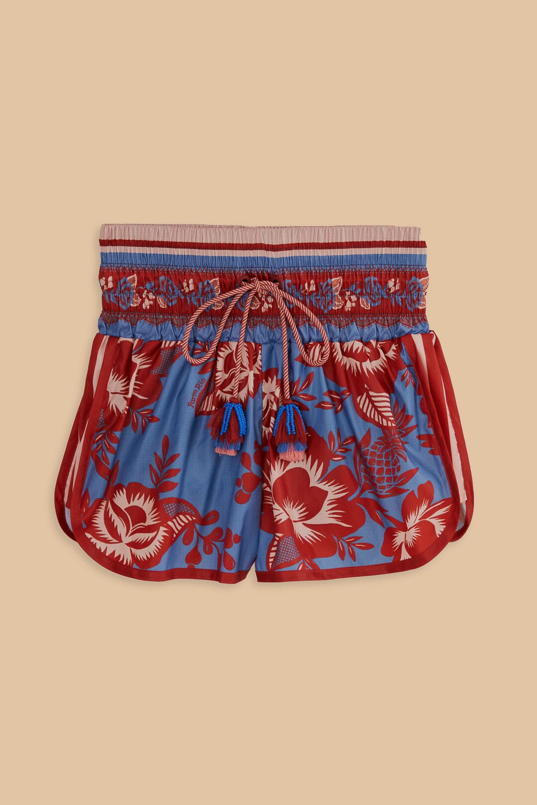 Blue Lace Garden Nylon Shorts